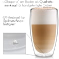 Pikkukuva 4 / 5: GLASWERK design latte macchiato -lasi (4 x 330 ml) - kaksoisseinäinen