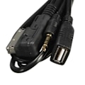 Pikkukuva 5 / 5: XJ-Auton audiokaapeli USB-auton muunnoskaapeli A1 A3 A4l A5 A6l A8 Q3 Q5 Tt -liitännällä ja -boksilla