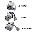 Miniatyrbilde 2 av 5: Teknikdelar Motor Byggekloss Motor Servomotor 88004 for Power Functions Elektrisk Montert Byggeklossleketøy Fotofarge