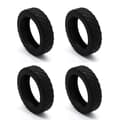 Resväskor Hjulskydd Silikon Tyst Skyddsskydd för Kabinväskor för De Flesta 8 Spinnerhjul Svart Black 4pcs