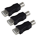 Pikkukuva 1 / 5: XJ-3x USB Type A Naaras - USB Type B Uros -sovitin