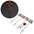 Miniatyrbilde 5 av 5: XJ-Solcelle Lollipop-lamper IP65 Vanntette 8 moduser 1 for 4 Dekorative LED Jul Stake Lampe for Hage Gangvei Gård (ZYH)