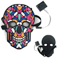 Miniatyrbillede 1 af 3: XJ-LED-maske med lydstyring - 180