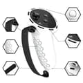 Miniatyrbilde 2 av 3: Par silikondeksler for Meta Quest 3/3S Touch Controller Beskyttende grepsdeksler med stropper - Hvit Flerfarget Multicolor White