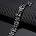 Miniatyrbillede 4 af 5: Kobberarmbånd til mænd, magnetisk urstil, kobberarmbånd med superstærk magnet, justerbar størrelse