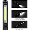 Miniatyrbilde 2 av 5: XJ-LED-lommelykt Inspeksjonslampe, 2 stk Oppladbare Arbeidslamper, 3W LED