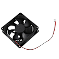 Miniatyrbillede 3 af 5: XJ-5 stk. 92 mm X 25 mm 24 V 2-pin glideleje køleventilator til PC kabinet CPU-køler