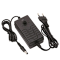 Miniatyrbillede 5 af 5: 24-36V med 8 Adaptere 72W Justerbar Hastighed Switching Strømforsyning Justerbar Universel AC DC Strøm Sort