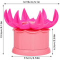 Miniatyrbild 2 av 4: Stor Baozi Ångad Fylld Bulle Dumpling Form Maker Lotusblomma Form Lätt att Rengöra (Rosa) Rosa