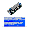 Miniatyrbillede 3 af 5: XJ-2-24v Lavspændings Dedikeret 80w Boost Modul Konstant Strøm Med Usb 18650 Lithium Batteri