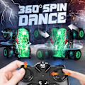 Pikkukuva 3 / 5: Monsteriauto Lelut, 2.4GHz RC Monsteriautot Pojille, 1:20 Dinosaur RC Autot Valoilla ja Musiikilla, Kauko-ohjattava Stunt-auto, 360° Pyöriminen, Lapsille...