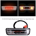 Miniatyrbillede 2 af 5: XJ-60v Universal Signal Lys Baglygte Blinklys Bremselys Til Citycoco Elektrisk Scooter