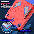 Miniatyrbilde 3 av 5: XJ-Dekkende Samsung Galaxy Tab S6 Lite/s6 Lite (2022) P610/p613/p615/p617/p619 Spider Web-deksel Pc+nettbrett Cov