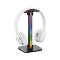 Miniatyrbilde 1 av 5: XJ-Rgb Hodetelefonstativ Spillheadset Skrivebordsdisplayholder Led Base Usb Pickup Lys Hodetelefonstøtte Brac