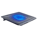 Miniatyrbillede 1 af 5: XJ-Laptop Kølepude med Store Blæsere, Bærbar Laptop Køleblæser med 2 I 1 Usb Port, Blå Led Li