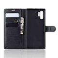 Miniatyrbillede 3 af 5: XJ-Samsung Galaxy Note 10 Pung Etui Sort Læder Skind Cover