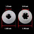 Miniatyrbild 5 av 5: 20 Stycken 1/2 Tum Fläns Vattenrörskydd Dekoration 16mm Vit Rörskydd Vägg Rör Dekoration Ra