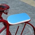 Cykelsits Bakre Kudde Cykelrygg PU Läder Lätt att Installera Cykeldel blå