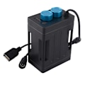 Pikkukuva 4 / 5: Vedenkestävä 18650 Akku Power Bank Kotelo USB-latauksella Puhelimelle DC 8.4V Akku Kotelo Led-pyöränvalon Lisävarusteille