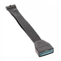 Pikkukuva 2 / 5: XJ-1kpl Emolevyn USB 3.0 20-nastainen naaras - USB 3.0 20-nastainen uros jatkokaapeli - 15cm