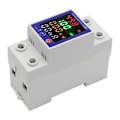 Miniatyrbild 2 av 5: XJ-Tuya WiFi Smart Energibesparingsmätare Multifunktionellt Skydd Färgskärm Över-/Underspänningsskydd P