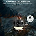 Miniatyrbillede 2 af 4: 3 i 1 LED Campinglampe med Ventilator USB Genopladelig Campinglanterne 4 Lysstyrkeniveauer Bærbar Teltlampe til Udendørs Camping Nødlys til Udendørs