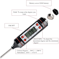 Miniatyrbilde 2 av 5: XJ-2 stk Kjøkkentermometer Universal Husholdningstermometer Kjøkkentermometer Kjøtttermometer, Lesbar 50°C - 300°C, °C / °F Vekslebar