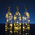 Miniatyrbillede 2 af 3: XJ-5-pak Flaskelampe med Solcelle – Lysslinge til Flasker LED Korklampe