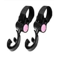 Barnvagns Tillbehör Universella Karbinhakar 2-Pack - Väskkrok Clip