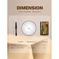 Miniatyrbild 2 av 5: 30x Magnifying Mirror with Tweezers - Enlarged Makeup Mirror with 2 Suction Cups for Beauty and Travel