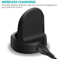 Miniatyrbilde 4 av 5: Rask trådløs lader for Samsung Gear S3 Frontier S2 Klokke Rask trådløs lader for Samsung Galaxy Watch USB-kabel