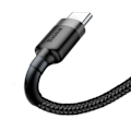 Miniatyrbild 3 av 5: XJ-BASEUS CAFULE TYPE-C KABEL 50cm GRÅ/SVART