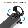 Miniatyrbild 2 av 5: XJ-X4 Linsskydd för Insta360 X4 Panoramisk Actionkamera Linsskydd Fingeravtrycksresistent Anti-repor Tillbehörssats (plast)