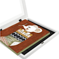 Miniatyrbild 4 av 5: Öppningsbar tavelram - A4-ram för teckningar