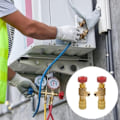 Miniatyrbillede 3 af 4: 2-pak Flydende Sikkerhedsventil Adapter, R410 R22 Sikkerhedsventil, Kølemiddel Kontrolventil, Aircondition Køleventil, til Aircondition Flowventiler