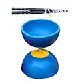Miniatyrbillede 1 af 5: Blå 3-lags Diabolo Metalpinde Taske
