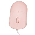 Miniatyrbilde 5 av 5: XJ-Kablet Mus Optisk 1200DPI USB-Port Ergonomisk Design Plug and Play Datamus for Bærbare Datamaskiner Stasjonære Datamaskiner Rosa