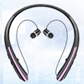 Pikkukuva 2 / 5: Langattomat Bluetooth-kuulokkeet mikrofonilla, niskapanta, urheilu, keltainen