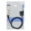 Miniatyrbillede 3 af 3: XJ-DELTACO HDMI til DVI-kabel, 1m, Full HD, sort