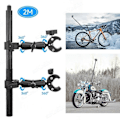 Pikkukuva 3 / 4: DB Moottoripyörän Polkupyörän Kaksoiskiinnike Insta360 One X2 X3 X4 GoPro 12 11 10 SJCAM Selfie Stick Monopod Kiinnitys Ohjaustanko Teline Tyyppi E