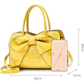 Miniatyrbillede 5 af 5: XJ-Små Håndtasker til Kvinder, Dame Crossbody Tasker, Vandtæt PU-Læder Skuldertaske, Laklæder Taske, Party Clutch Tasker, Sort