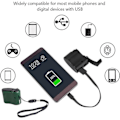 Miniatyrbild 2 av 5: Blå Mobiltelefon Nödkraft USB Handvevsladdare Elektrisk Generator Universell Mobilladdare Handdynamoladdare