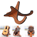 Miniatyrbillede 1 af 5: XJ-17*20.4*26 Guitar Træ Stativ Holder Gulv Guitar Træ Stativ Rack Foldbart Guitar Stativ Klassisk Akustisk Guitar Stativ