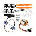 Miniatyrbillede 4 af 5: XJ-2212 1400kv Motor+8060 Propeller+sg90 9g Servo+30a Xt60 Esc Rc Helikopter Tilbehør Til Rc Quadcopter