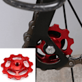 Miniatyrbillede 4 af 5: XJ-4x 11t Cykel Ultralet Aluminium Legering Udendørs Leje Hjul Bagskifter Pulleys Cykeldele-r