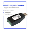 Pikkukuva 3 / 5: XJ-Usb - Rs232 Rs485 Usb Sarjaliikennemoduuli Teollisuuslaatuinen Usb-232/485 Signaalimuunnin