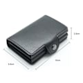 Miniatyrbild 1 av 4: Double Anti-Theft Wallet RFID-NFC Secure POP UP Card Holder