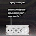 Miniatyrbillede 2 af 5: XJ-Hifi Lydforstærker Ma12070 80wx2 Bluetooth 5.0 Stereo Audio Effektforstærker Til Hjemmebiograf Kara