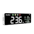 Miniatyrbilde 2 av 5: Digital Desibel Lydmåler DM1306D Smart Støydetektor med Temperatur- og Fuktighetsovervåking 30-130dB
