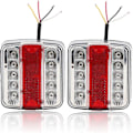 Miniatyrbilde 1 av 5: 2 stk LED Tilhenger Baklys, Universal Tilhenger Baklys 4 Funksjoner